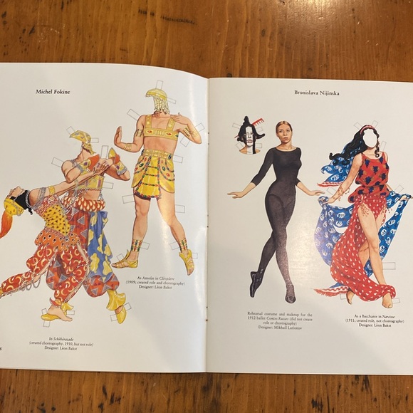 Vintage Russian ballet dancing paper dolls - Picture 5 of 10